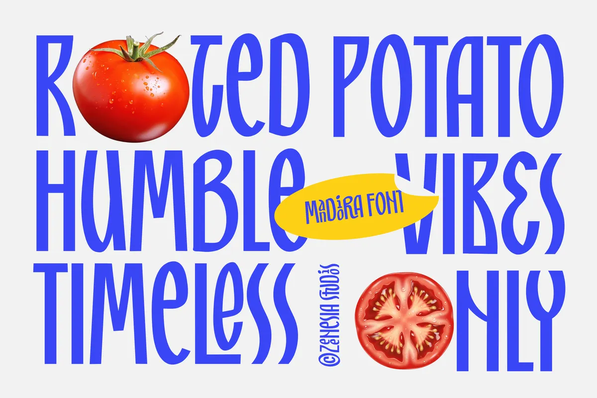 Mandiora - Stacked Ligature Display Font