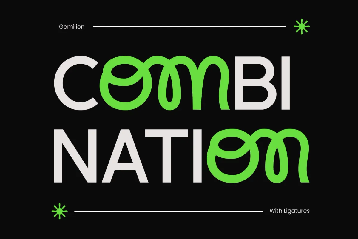 Gemilion - Loopy Bold Sans