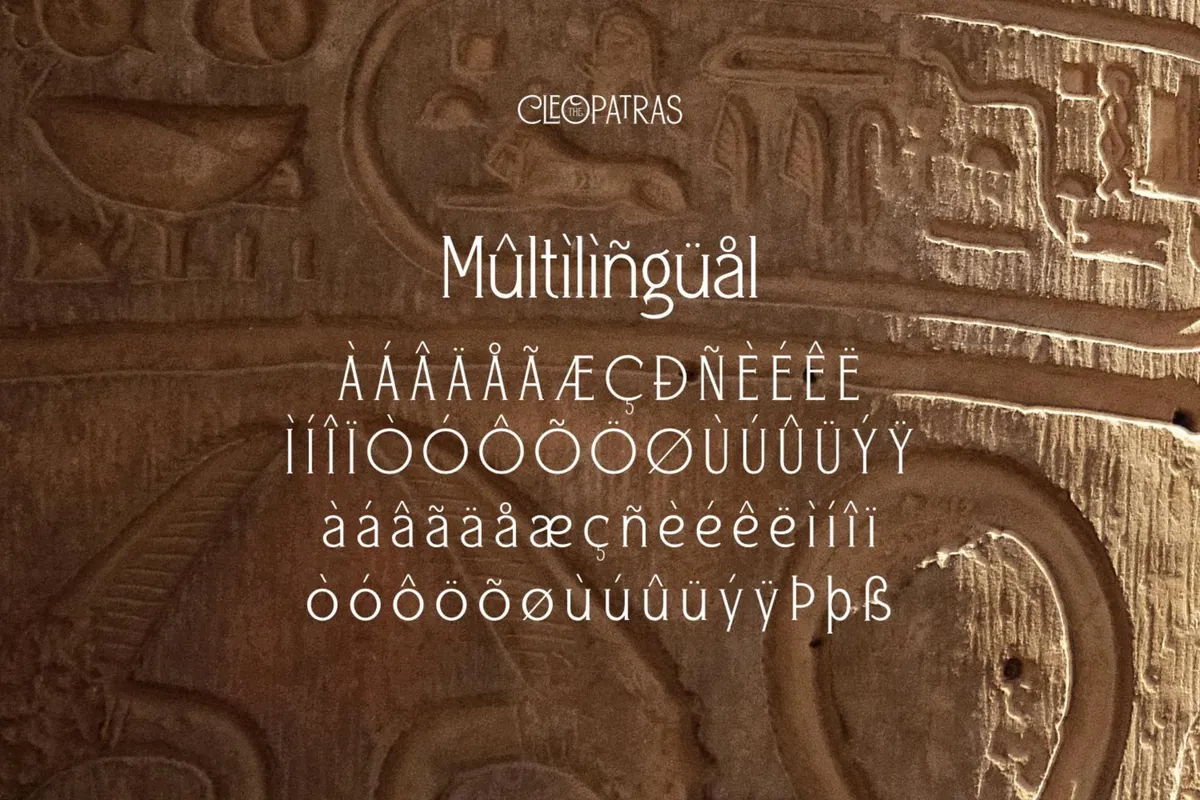 The Cleopatras - Heritage Font