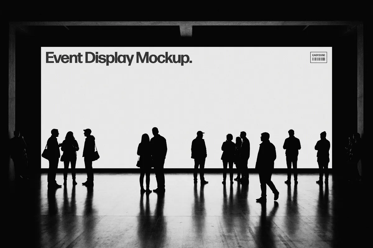 Large Event Screen Mockup