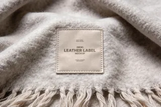 Leather Label Mockup