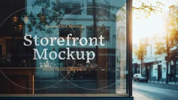 Window Logo Mockup