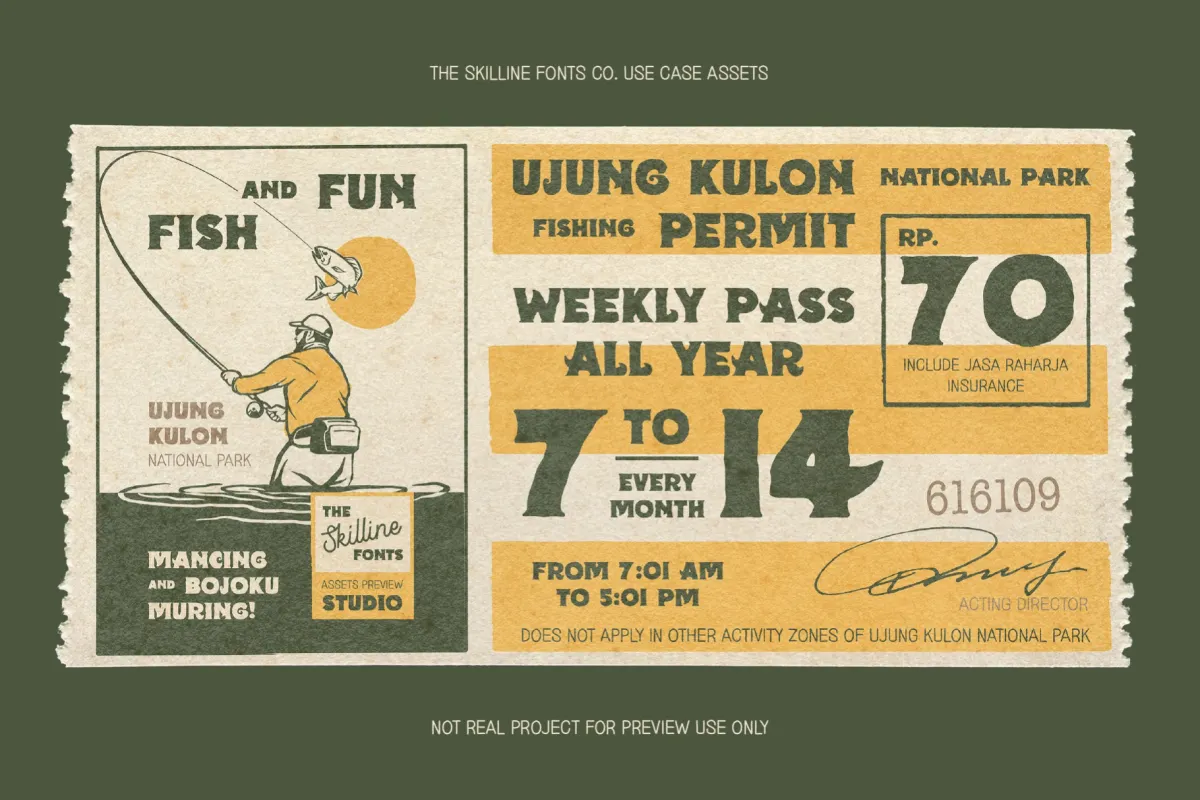 Camphard - Vintage Display Font
