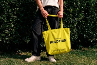 Tall Cotton Tote Bag Mockup