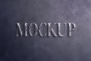 Quick Silver Logo Mockup