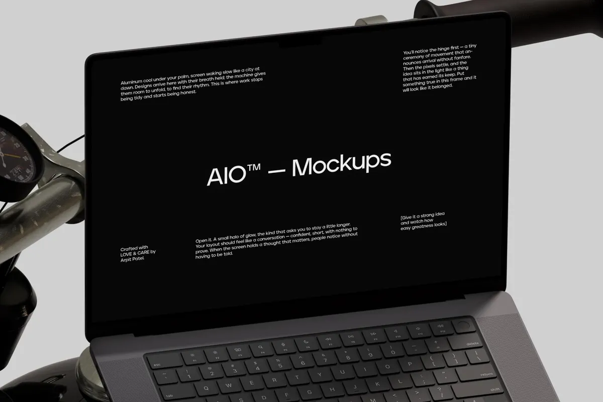 Macbook Pro 16 Inch Mockup