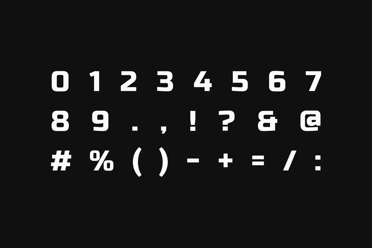 Russo One - 90s Sports Font
