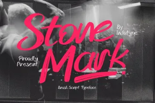 Stone Mark - Brush Script Font