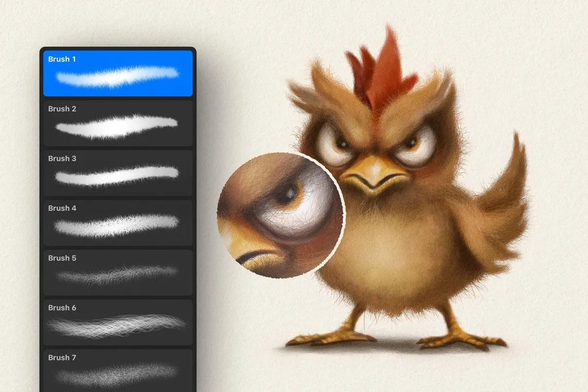Fur Illustrator Brushes